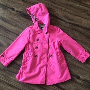 Girls bright pink light jacket